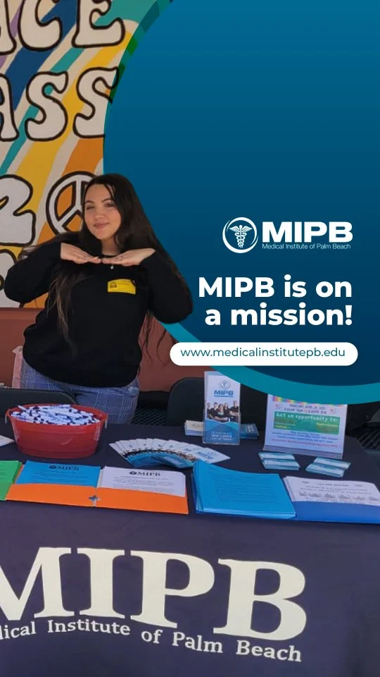 Empowering the next generation of healthcare professionals! 💡👨‍⚕️ MIPB is visiting high schools to share opportunities and inspire students to pursue their passion in healthcare. 🌟💊 

#MIPB #HealthcareEducation #FutureNurses #MedicalAssisting #PalmBeachCounty #HealthcareCareers #EmpoweringStudents